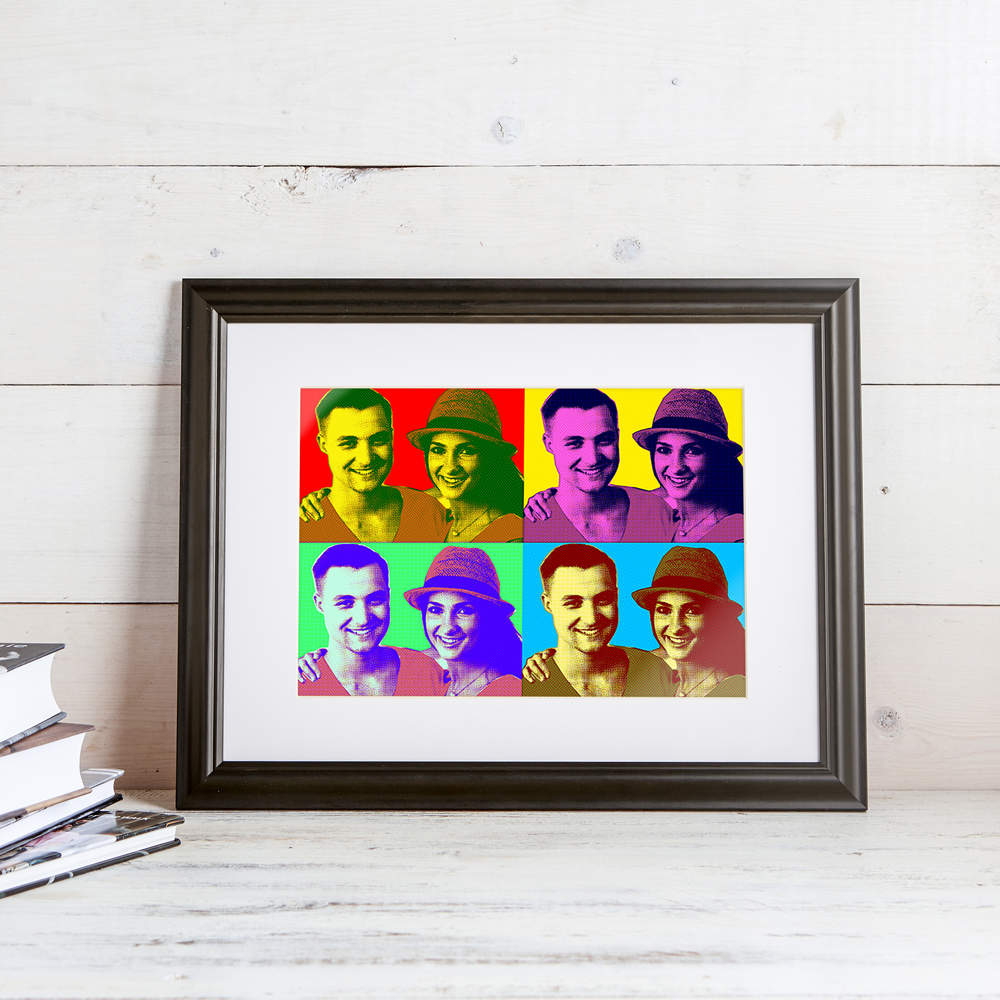 Pop Art Druck - Personalisiert mit Foto Pop Art Druck - Personalisiert mit Foto
