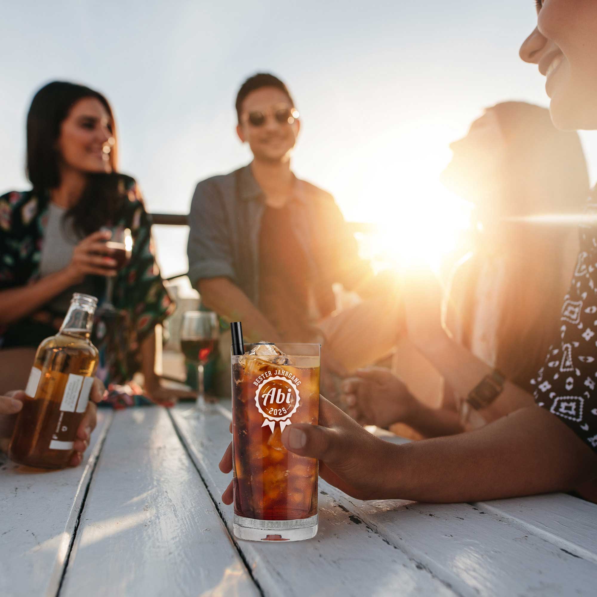 Craft Bier Glas mit Gravur - Abitur Jahrgang