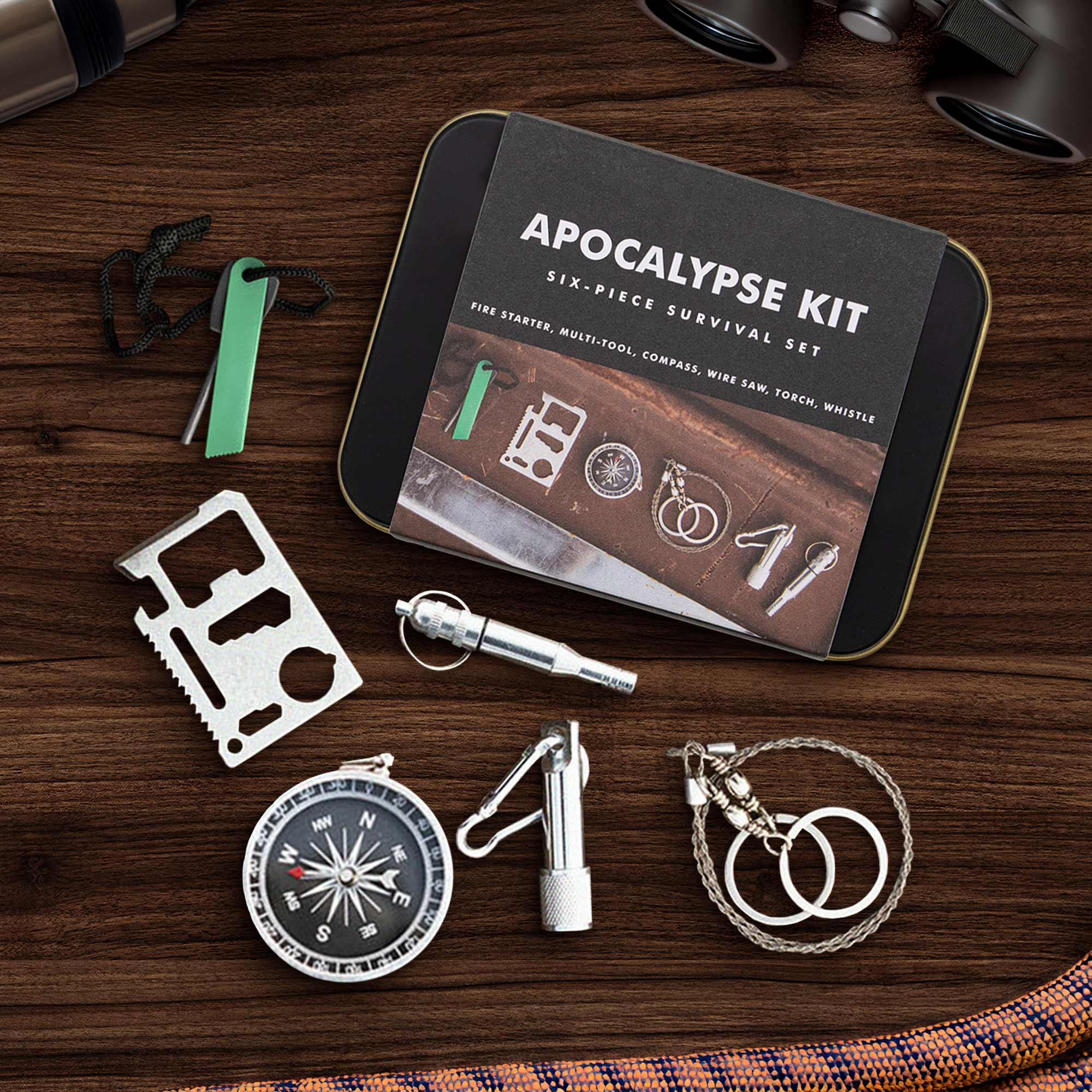 Praktisches Apocalypse Überlebensset - 5-teilig