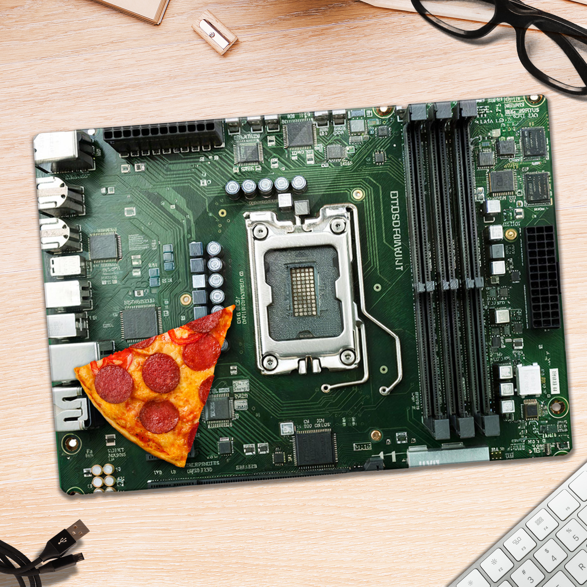 Glasschneidebrett - Motherboard